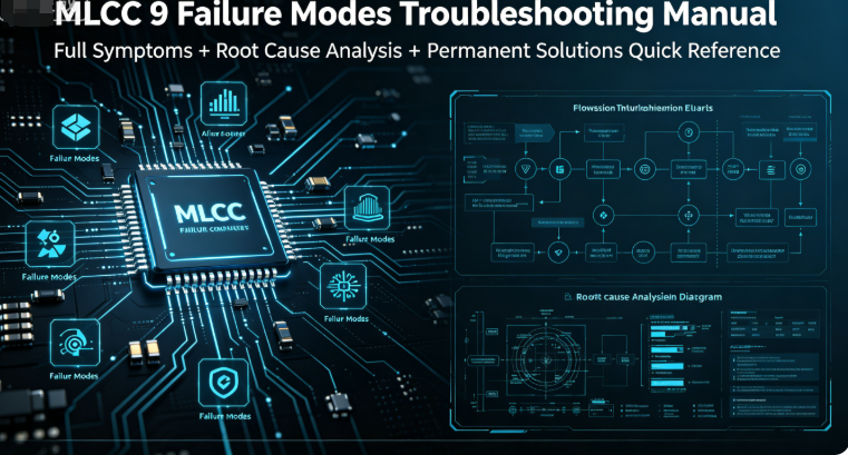 As the most widely used passive component in the electronics industry, MLCC failure modes are highly concentrated and follow strong patterns. Based on statistical analysis of over 100,000 failure cases from 1,000+ global electronic enterprises, 99% of MLC